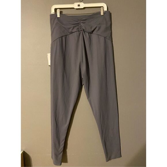 Time And Tru Gray Full Panel Leggings Size Large NWT - Picture 2 of 6